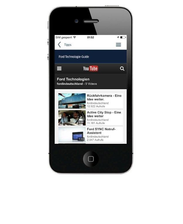Unterstützung für unterwegs: Die neue kostenlose Ford Service App geht an den Start (FOTO)
