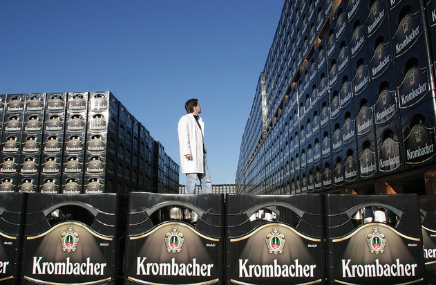 Krombacher Markenfamilie legt um 0,4 % zu / Gesamtausstoß steigt auf 5,560 Mio. Hektoliter