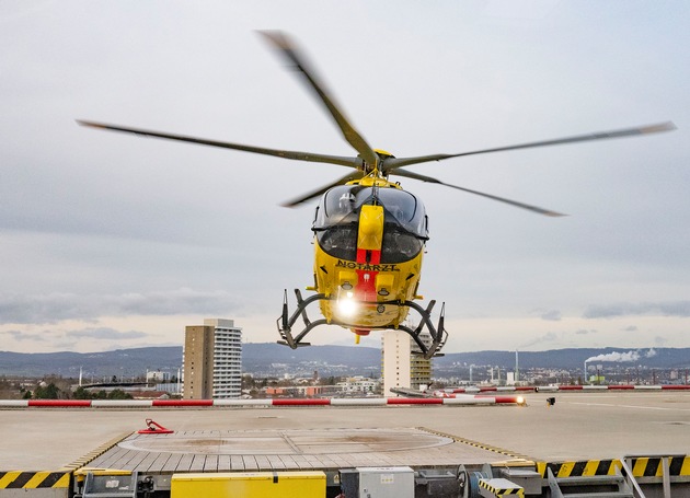 Neuer ADAC Rettungshubschrauber in Mainz