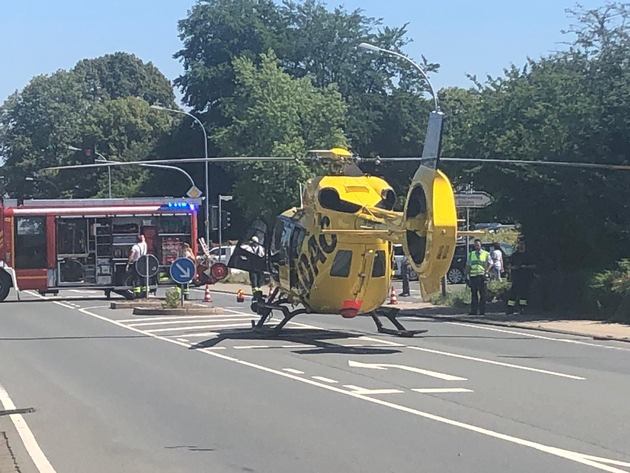 FW-EN: Feuerwehr sicherte Hubschrauberlandung