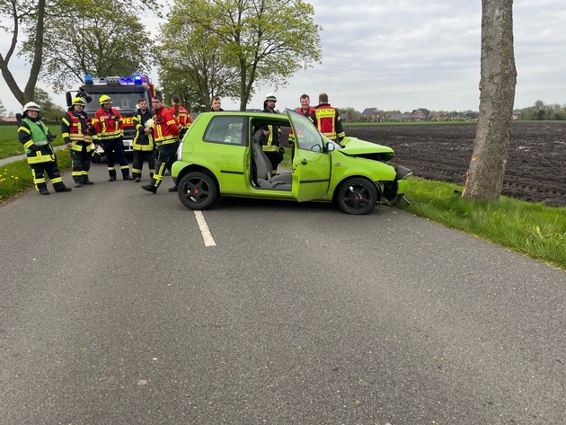 POL-STD: 29-jähriger Autofahrer bei Unfall in der Gemarkung Ahlerstedt schwer verletzt