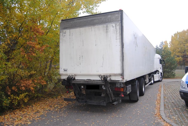 POL-PDKL: A6/Kaiserslautern, Verkehrsunsicherer Sattelzug