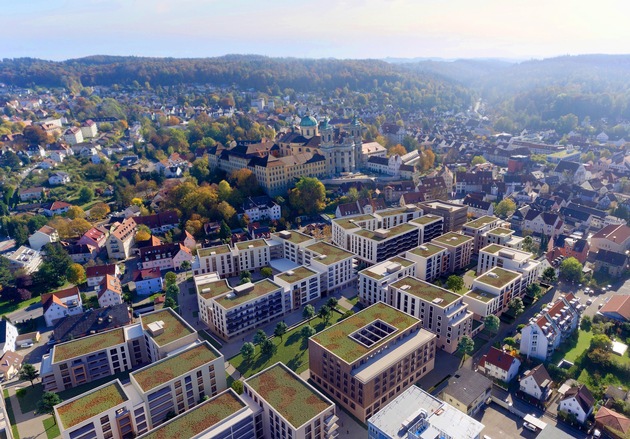 Baubeginn für Quartier Martinshöfe: Erfolgreicher Spatenstich mit OB Moll