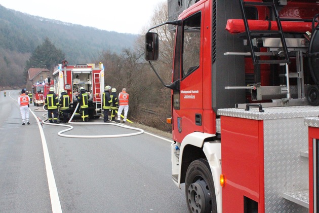 POL-PDKL: Brand eines leerstehenden früheren Wohngebäudes