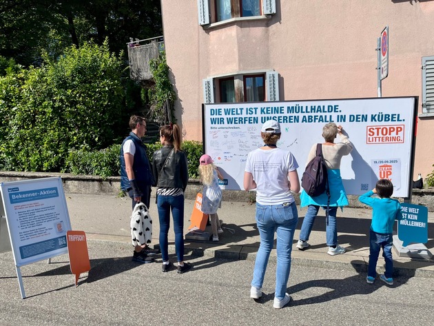 Medienmitteilung: «Zürcher Knabenschiessen: Wer trifft den Abfallkübel?»