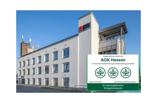 Pressemeldung: AOK Hessen zeichnet Schön Klinik Lorsch mit Qualitätssiegel aus