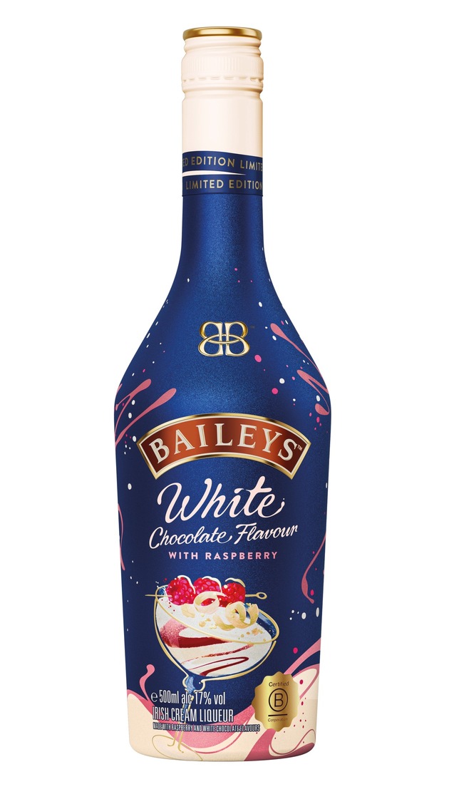 PM: NEU! BAILEYS WHITE CHOCOLATE FLAVOUR WITH RASPBERRY - LIMITED EDITION
