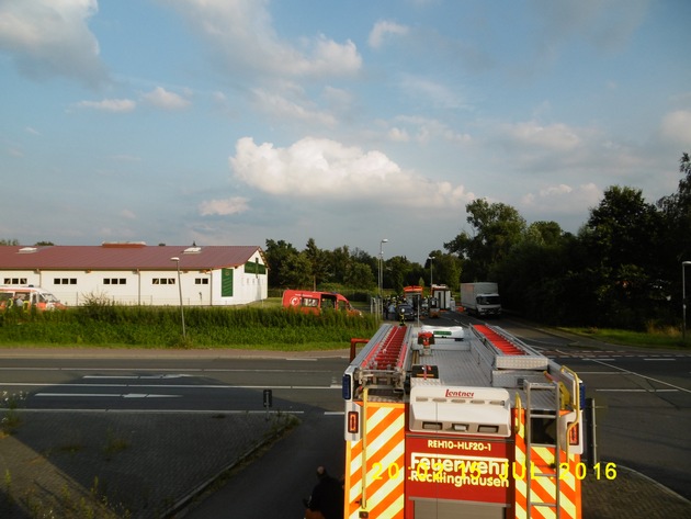 FW-RE: Gefahrguteinsatz - keine Verletzten