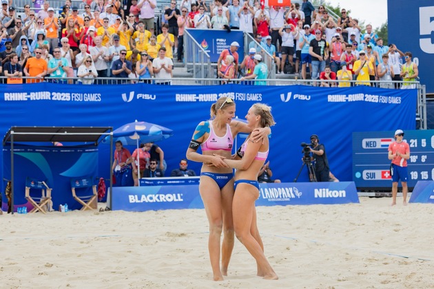 Gold für die Schweiz im Beachvolleyball-Finale