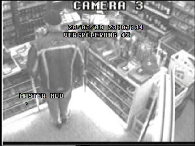 POL-D: Kiosk in Flingern überfallen - Wer Kennt den Täter? - Polizei fahndet jetzt mit Bildern aus der Überwachungskamera und einem Phantombild