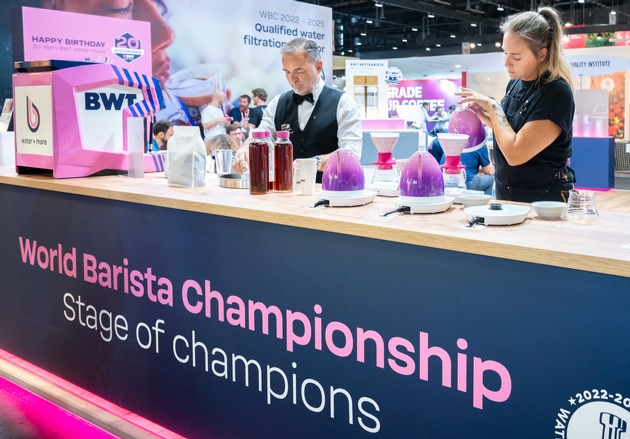 BWT water+more und die Specialty Coffee Association setzen erfolgreiche Partnerschaft fort