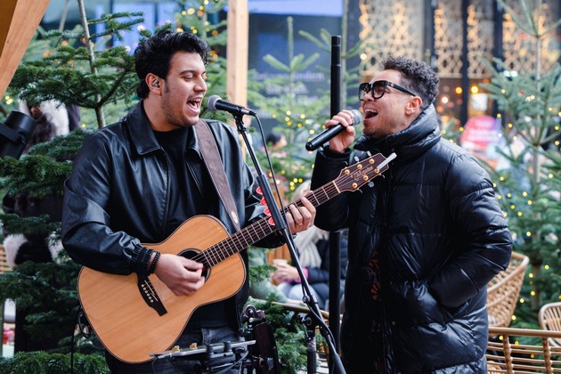 “X-Mas Xperience”: Marc Sway, René Schudel und Karim Hussein feierten gemeinsam mit Hertz und FBC