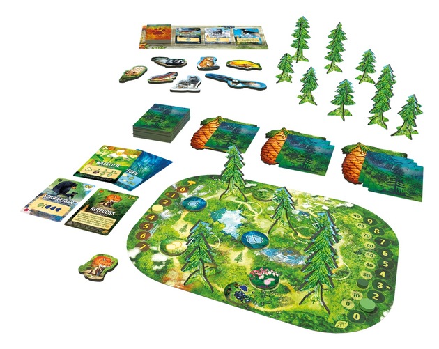 Waldland: Immergrün und artenreich - Thematisches Strategiespiel von Piatnik