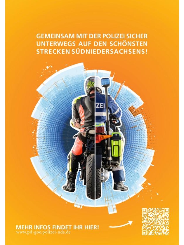 POL-NOM: Sicher auf dem Motorrad unterwegs: Die PI Northeim und Hameln-Pyrmont/ Holzminden laden zu einer Präventionsaktion am 30.05.2026 an der Landstraße 548 zwischen Uslar und Relliehausen ein