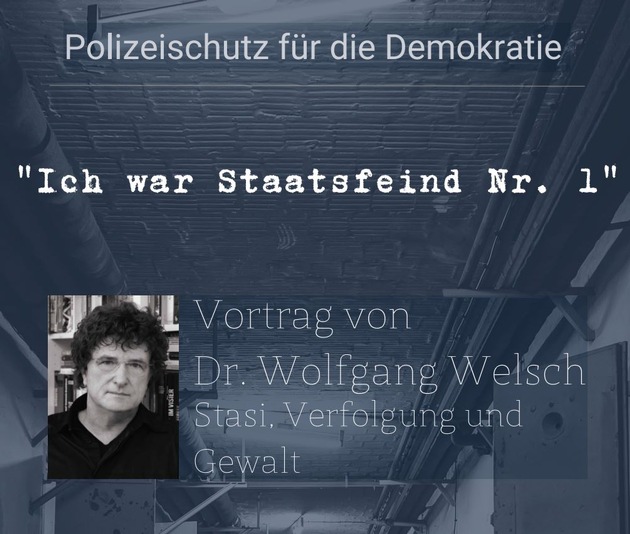 POL-EL: Meppen - Vortrag von Dr. Wolfgang Welsch &quot;Ich war Staatsfeind Nr. 1&quot;