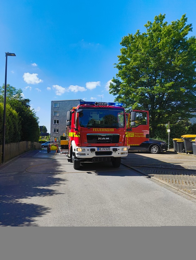 FW-Heiligenhaus: Drei Einsätze am Montagvormittag für die Feuerwehr