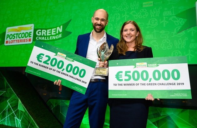Deutsche Postcode Lotterie: Wettbewerb für grüne Startups: 1 Million Euro für eine nachhaltigere Welt / Ab sofort startet die Bewerbungsphase für die Postcode Lotteries Green Challenge 2020