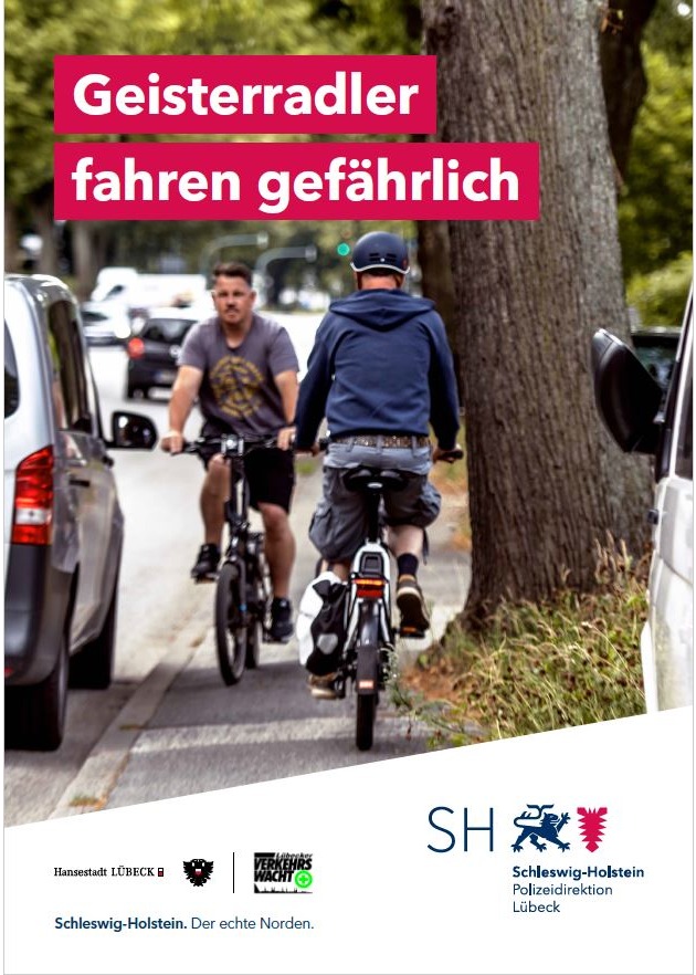 POL-HL: Stadtgebiet Lübeck / Aktion &quot;Geisterradler&quot;: Start am 14.09.2022