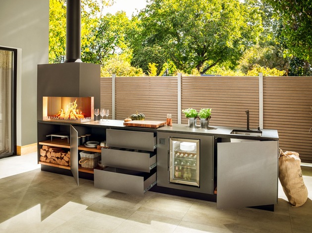 GfK-Studie: Outdoor-K&uuml;chen werden fester Bestandteil moderner Gartenplanung