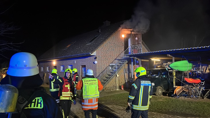 FW Flotwedel: Wohnung nach Feuer unbewohnbar - Feuerwehr verhindert Schlimmeres