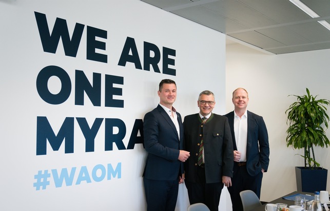 Bayerische Cybersicherheit für Europas Daten - Bayerns Staatskanzleichef Herrmann besucht Myra Security