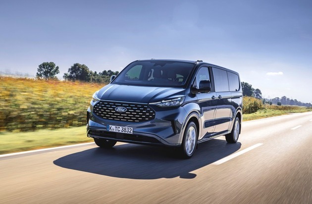 Ford-Werke GmbH: Neuer Ford Tourneo Custom: Neun Sitze, mehr Komfort, viele Hightech-Funktionen und variabel nutzbarer Raum