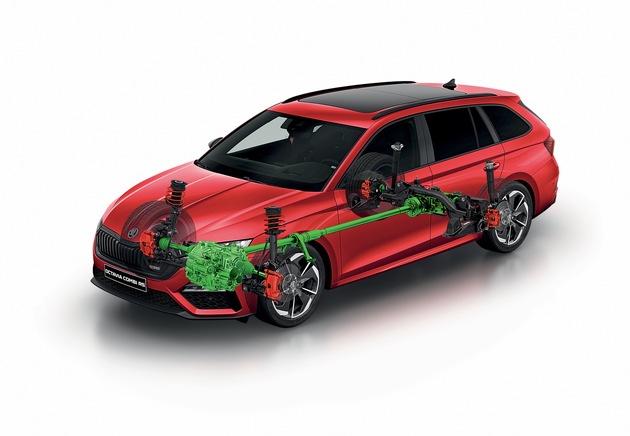 Neuer Topdiesel für den SKODA OCTAVIA RS: 2,0 TDI EVO leistet 147 kW (200 PS) und 400 Nm