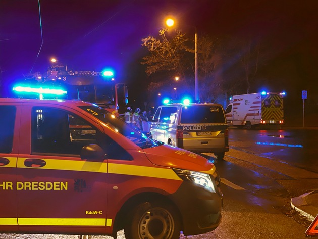 FW Dresden: Informationen zum Einsatzgeschehen der Feuerwehr Dresden vom 4. - 6. Februar 2022