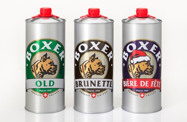 BRASSERIE BOXER: Neu bei Boxer Biere: die 2-Liter-Dose für den grossen Durst...