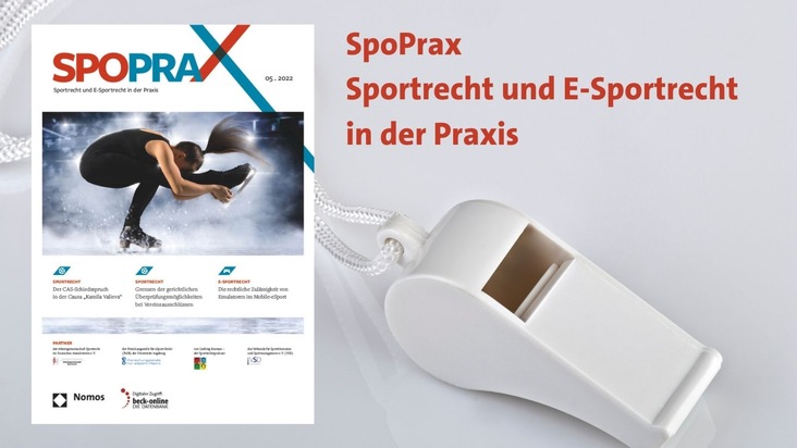 „SpoPrax – Sportrecht und E-Sportrecht in der Praxis“ ab Mai 2022 bei Nomos