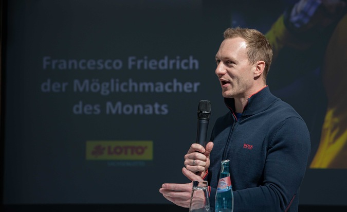 S&auml;chsische Lotto-GmbH: Sachsenlotto-M&ouml;glichmacher bei den Olympische Winterspiele 2026: Francesco Friedrich, Katharina Hennig und Denise Hermann-Wick sind im Einsatz
