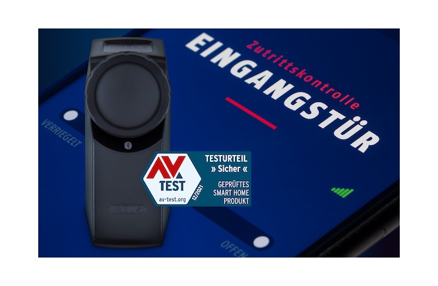 Smart und „Sicher“ – AV-TEST zertifiziert Türschlossantrieb HomeTec Pro Bluetooth von ABUS