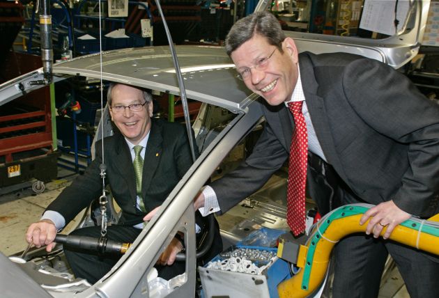 Ford in Köln: ADAC-Präsident Peter Meyer zu Gast im Niehler Fiesta-Werk