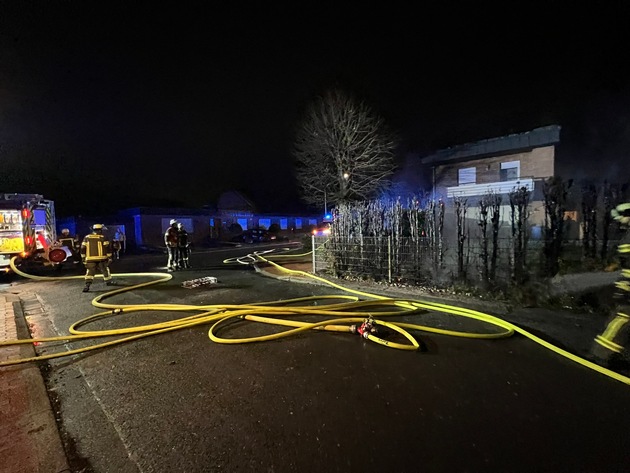 FW-WRN: Drei Einsätze in der Silvesternacht für die Freiwillige Feuerwehr Werne