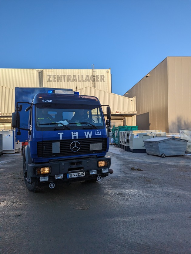 THW LV BW: THW Logistikzentrum Baden-Württemberg: Erste Hilfsgüterlieferung für Erdbebenopfer in der Türkei sind unterwegs