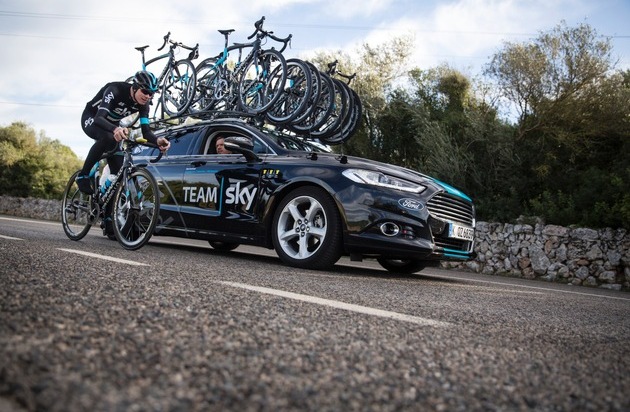 Ford-Werke GmbH: Ford: Exklusiv-Lieferant von Pkw und Transportern für die britische Radrennsport-Mannschaft "Team Sky"