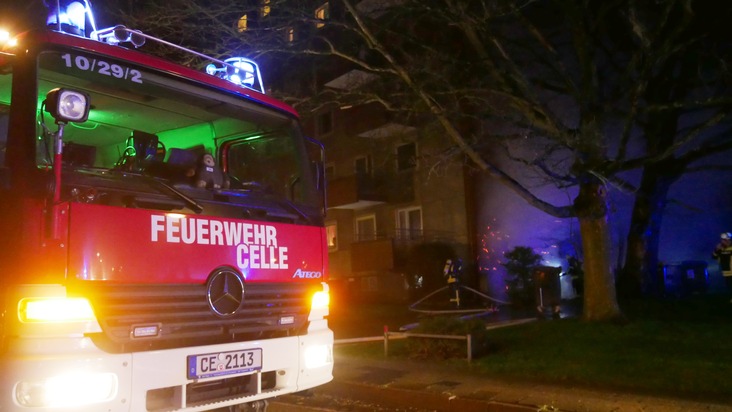 FW Celle: Ruhiger Jahreswechsel für die Feuerwehr Celle - zwei Einsätze in der Nacht