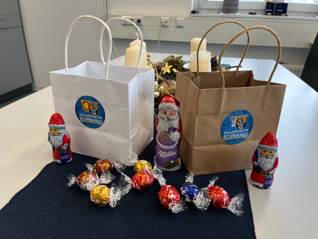 POL-OG: Schwanau - Vorweihnachtliche Geschenke f&uuml;r Kinderg&auml;rten - Mit guten Nachrichten ins Wochenende