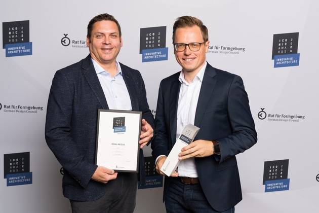 Spektakuläre Preisverleihung: REHAU Window Solutions nimmt Iconic Award 2024 für ARTEVO entgegen