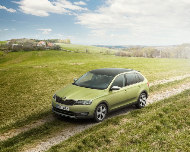 Der neue SKODA Rapid Spaceback ScoutLine: junger Kompakter im Abenteuer-Look (FOTO)