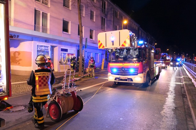 FW-DO: Kellerbrand in der Dortmunder Innenstadt - 15 Bewohner mussten zwischenzeitlich ihre Wohnung verlassen
