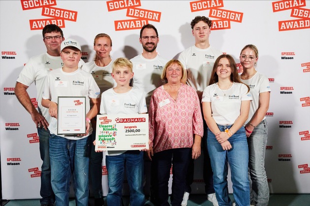 Gemeinsam stark für Kinder und Jugendliche: BAUHAUS und SPIEGEL verleihen den Social Design Award 2025