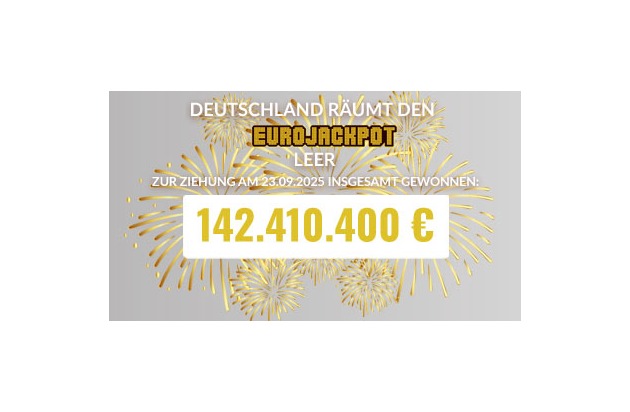 Deutschland knackt den Eurojackpot: Über 142 Millionen Euro in Deutschland gewonnen – 154.155 Euro gehen nach Dresden