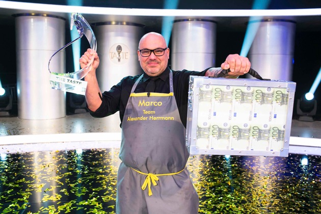 Marco gewinnt das Finale von &quot;The Taste&quot; und 50.000 Euro / 
10,5 Prozent Marktanteil für SAT.1 am Mittwochabend