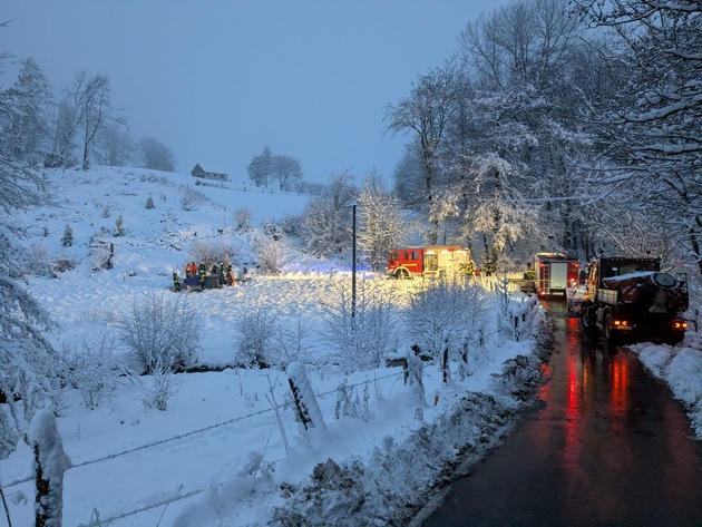 FW-EN: Schneebedingte Einsätze