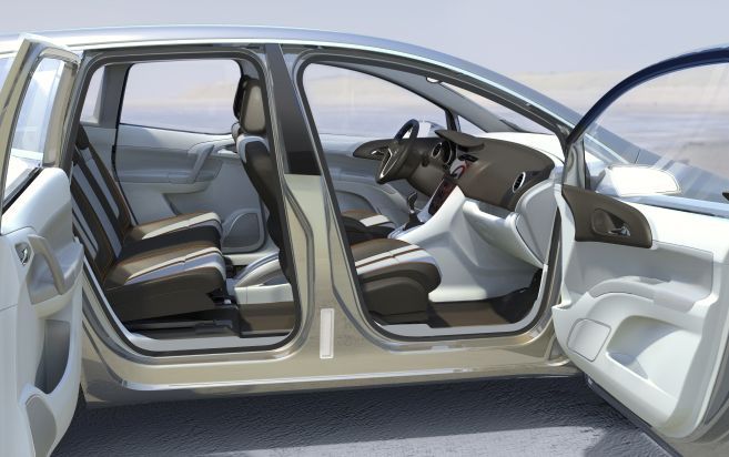 Weltpremiere von Opel auf dem 78. Genfer Automobilsalon / Meriva Concept: Dynamisches Design und innovatives Türkonzept