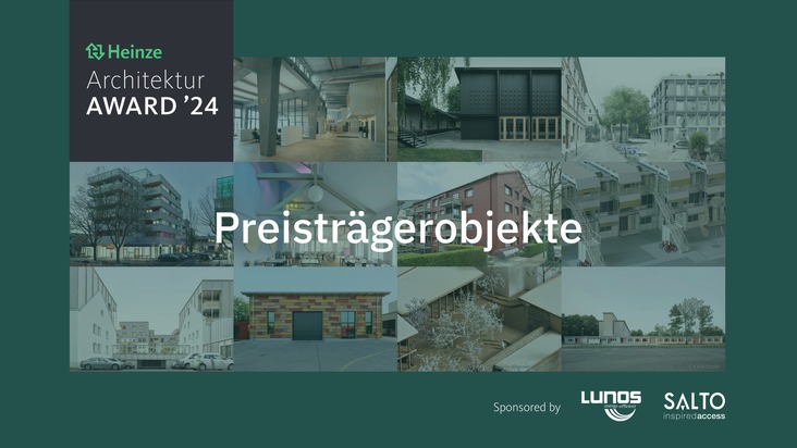 Nachhaltige und innovative Projekte erhalten Heinze ArchitekturAWARD 2024