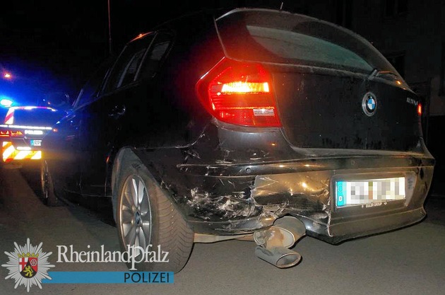 POL-PPWP: Sensor am Fahrzeug meldet Unfall