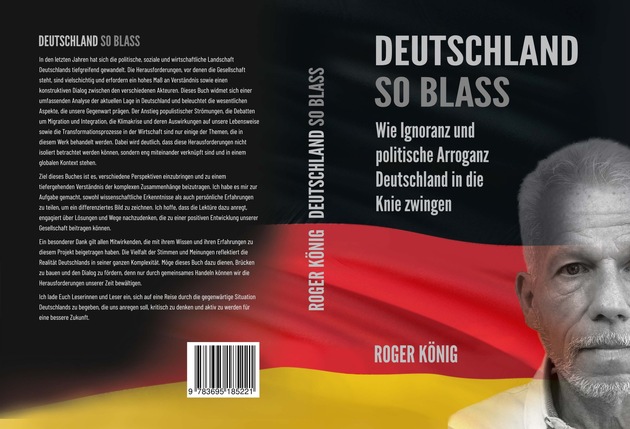 Presse-Meldung I Neuerscheinung: „Deutschland so blass“ – Roger König analysiert die aktuelle Lage Deutschlands