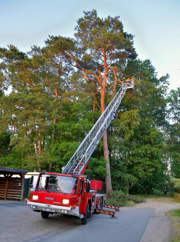 FW Celle: Weiterhin hohes Einsatzaufkommen für die Freiwillige Feuerwehr Celle - Insgesamt 13 Einsätze am Donnerstag und Freitag!